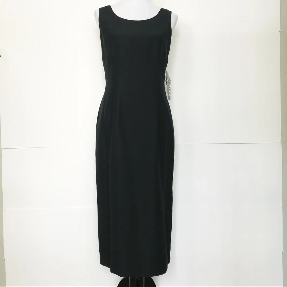 𝅺HALMODE Black Sleeveless Dress 14 Petite